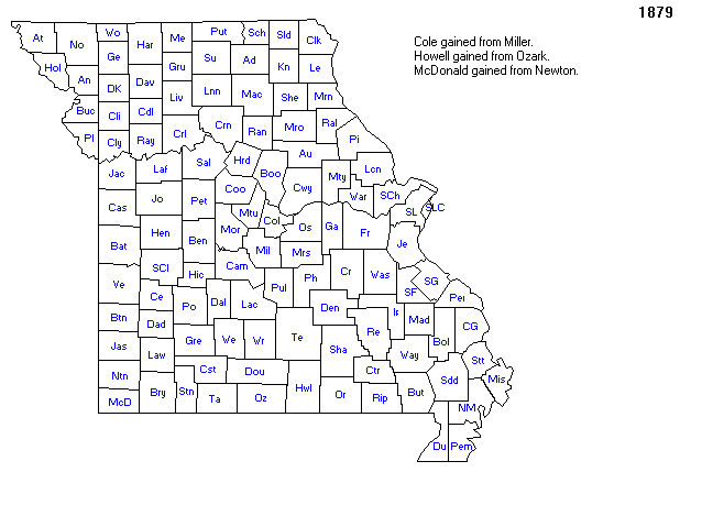 Missouri County Map With Cities Missouri County Maps And Atlases