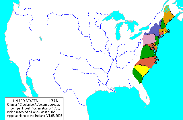 Map United States 1790 Interactive Map of U.S. State Formation History