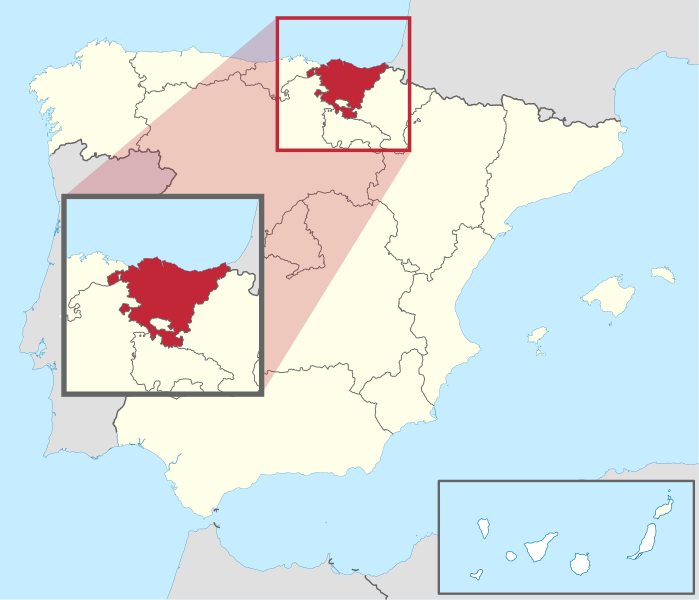 Basque Country Map History And Culture Mapofus Org
