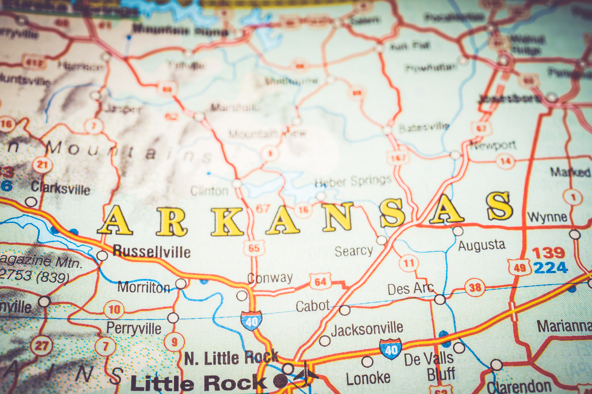 Maps of Arkansas