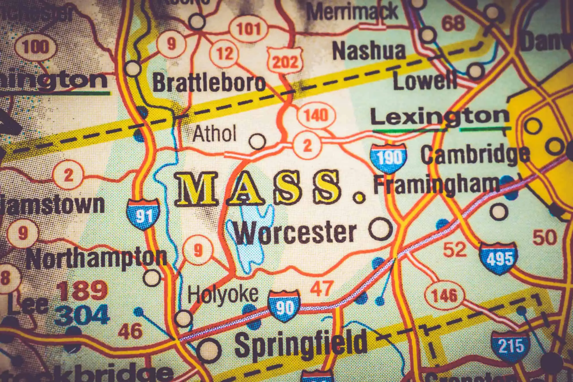 Maps of Massachusetts