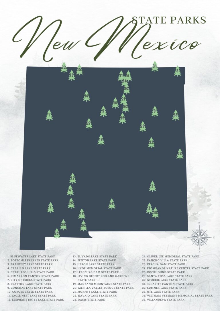 New Mexico State Park Map Adventure Awaits You Here