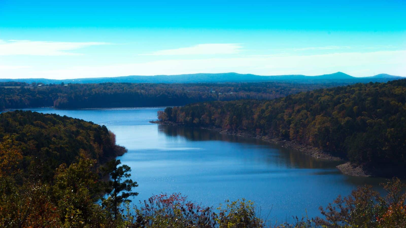 Arkansas Lakes and Rivers Map: Geographical Twists and Turns 20 Arkansas Greers Ferry Lake