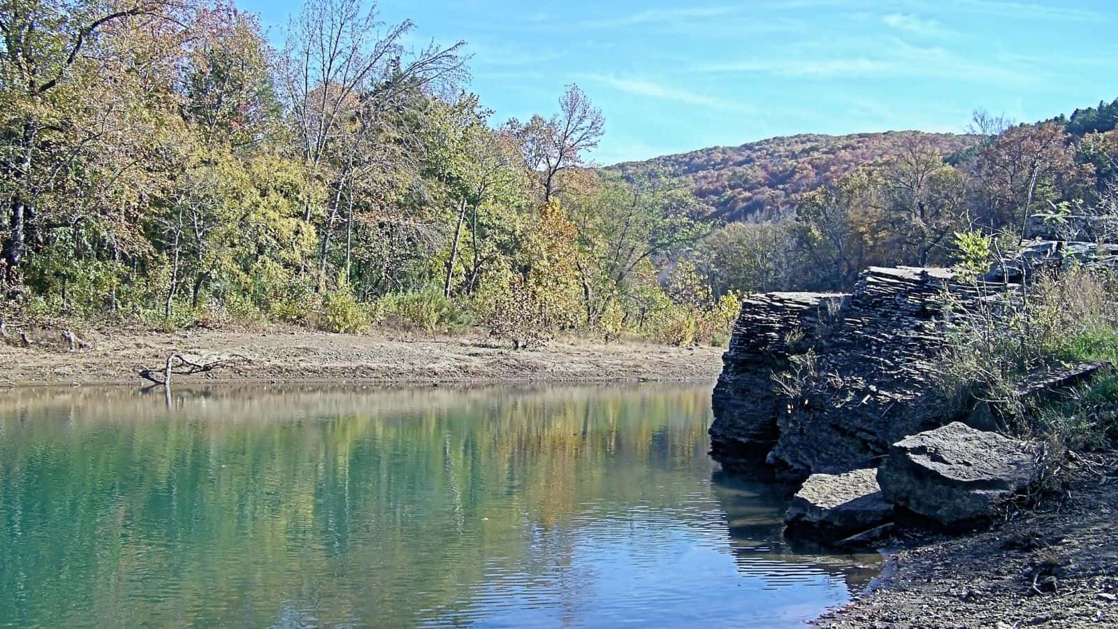 Arkansas Lakes and Rivers Map: Geographical Twists and Turns 15 Arkansas Mulberry River