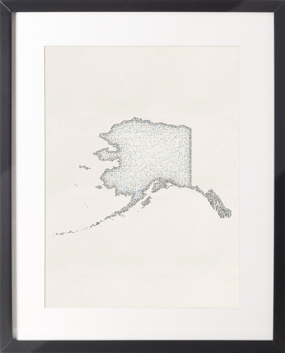 Printable Alaska Lakes and Rivers Map