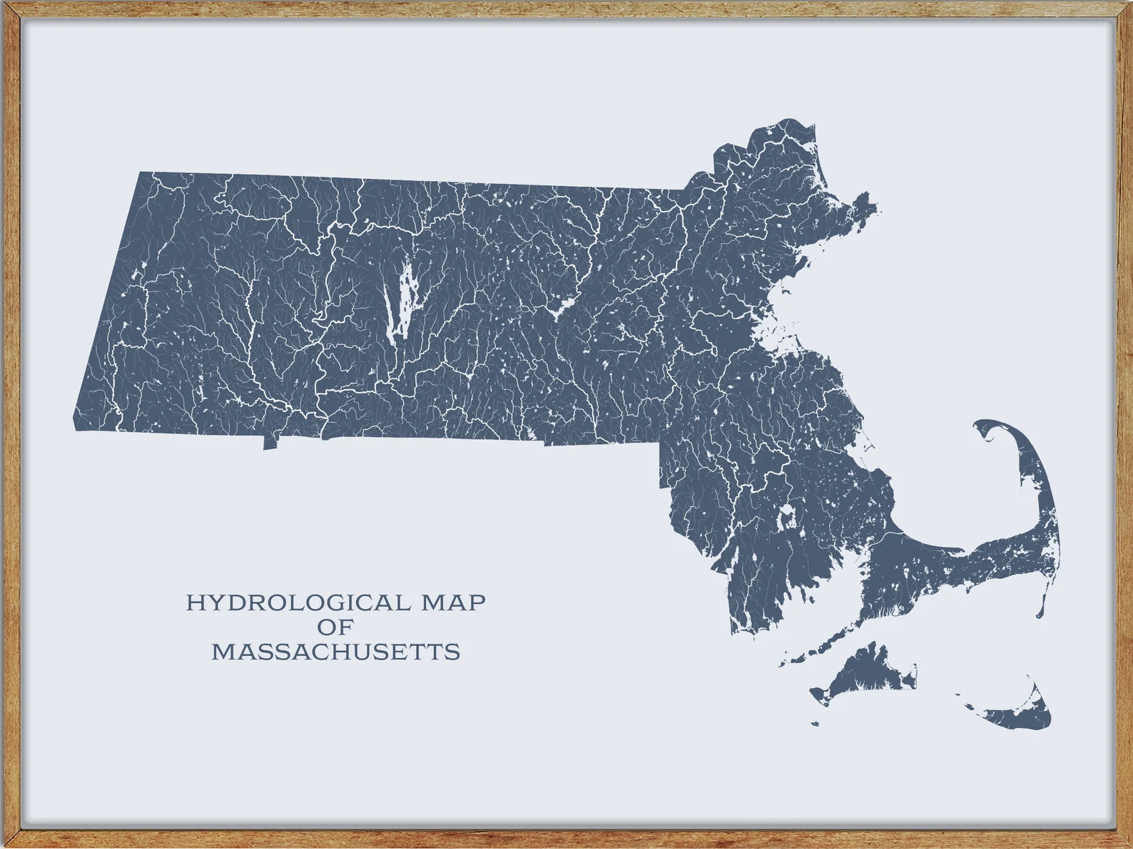 Massachusetts Lakes and Rivers Map: Charting the Waters