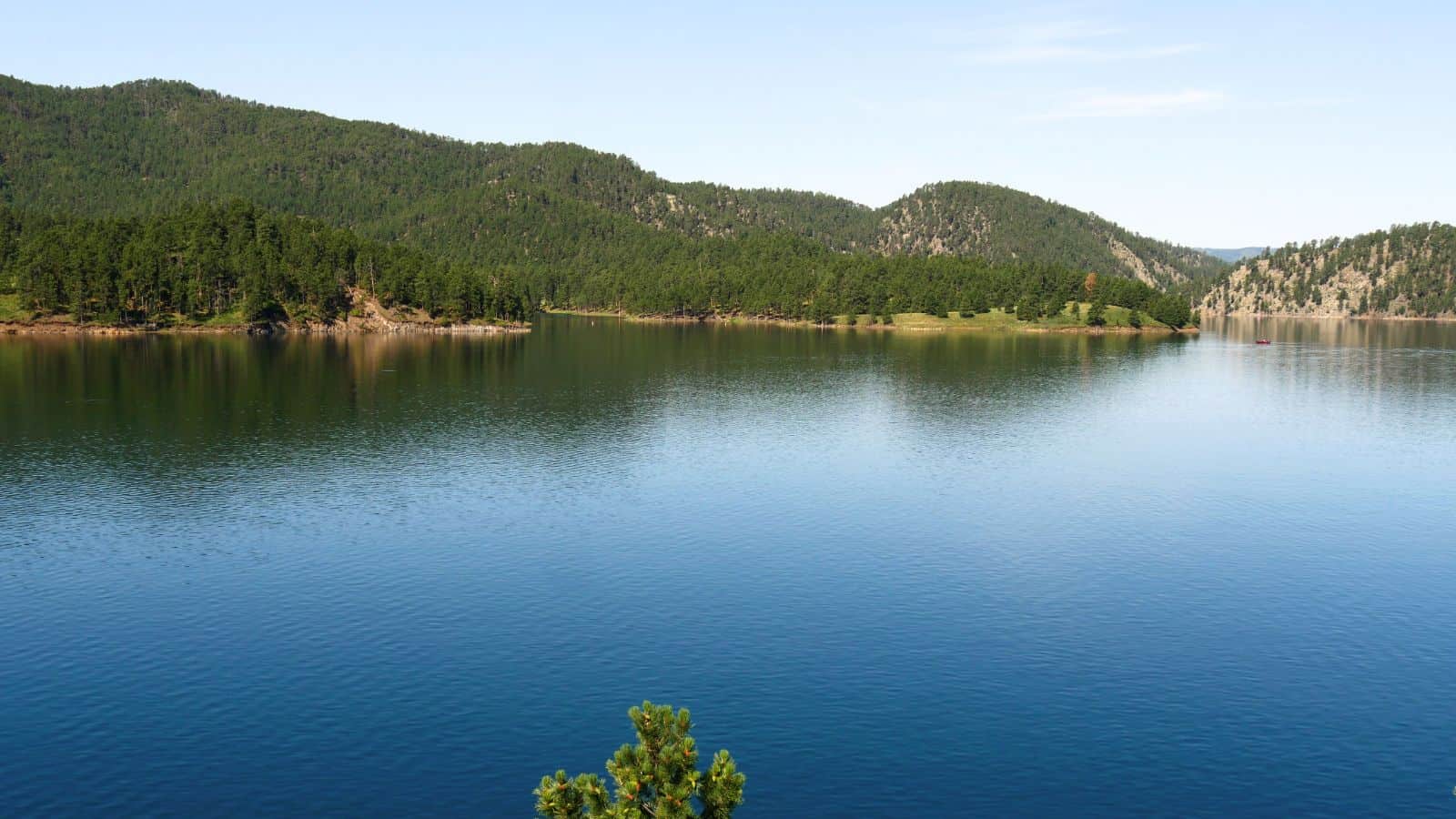 South Dakota Lakes and Rivers Map: Rushmore Waters