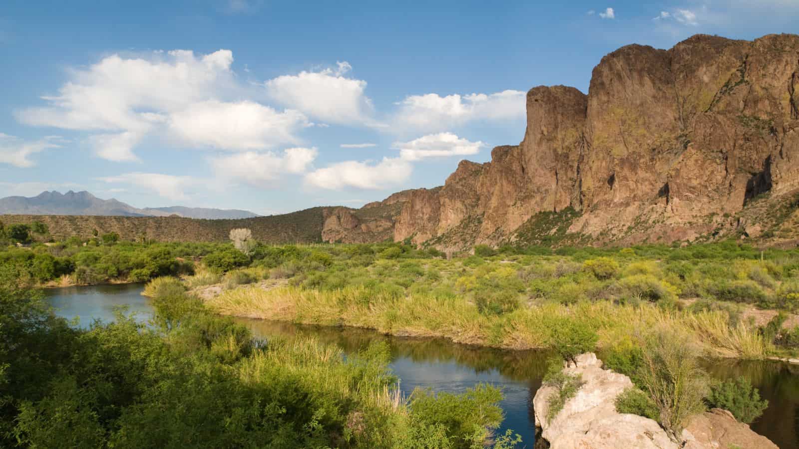 Arizona Lakes and Rivers Map Astonishing Waterways