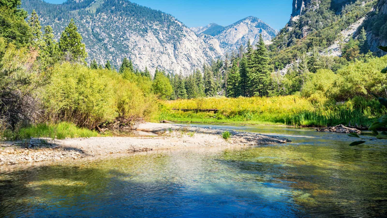 California Lakes and Rivers Map: Astounding Geography 10 california Kings River