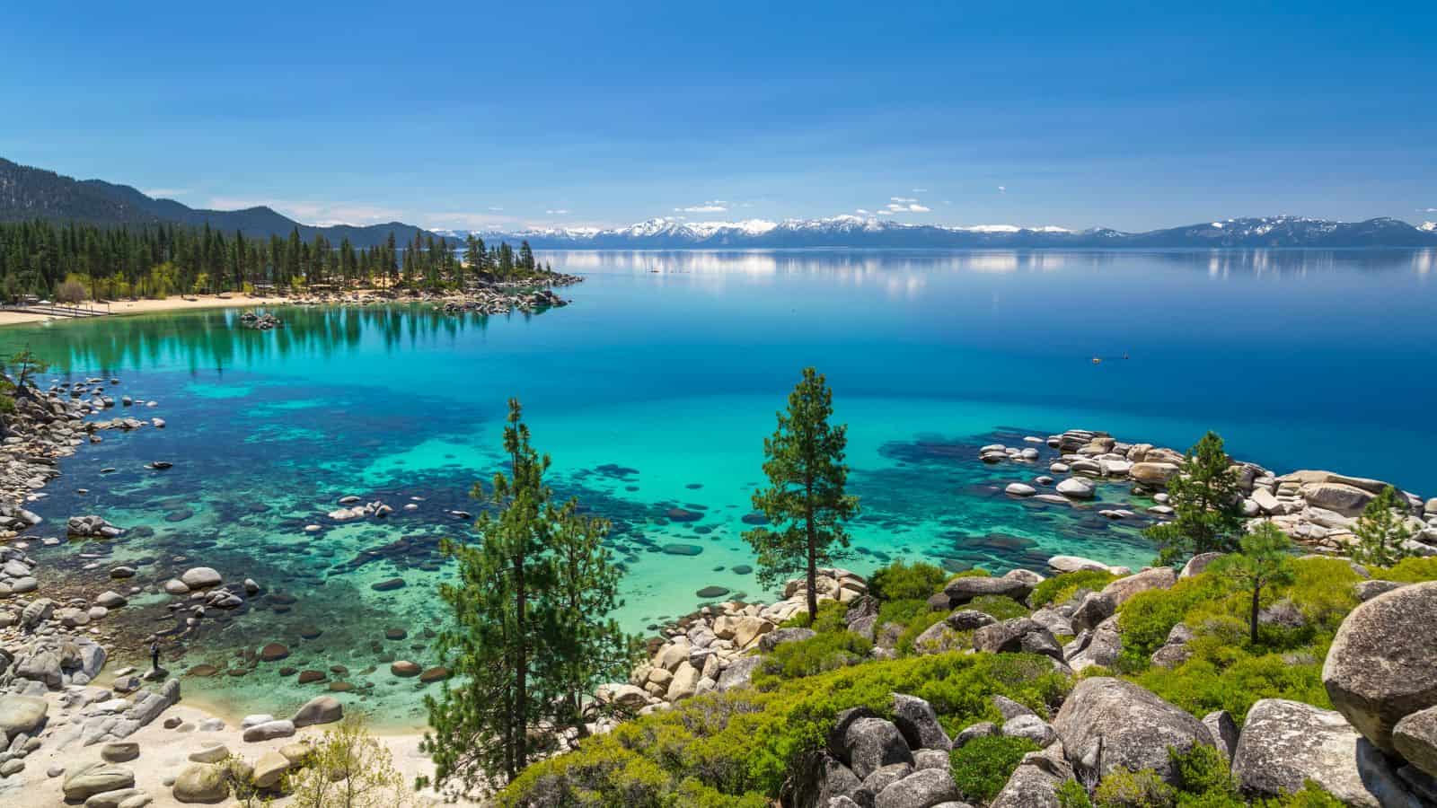 California Lakes and Rivers Map: Astounding Geography 14 california Lake Tahoe