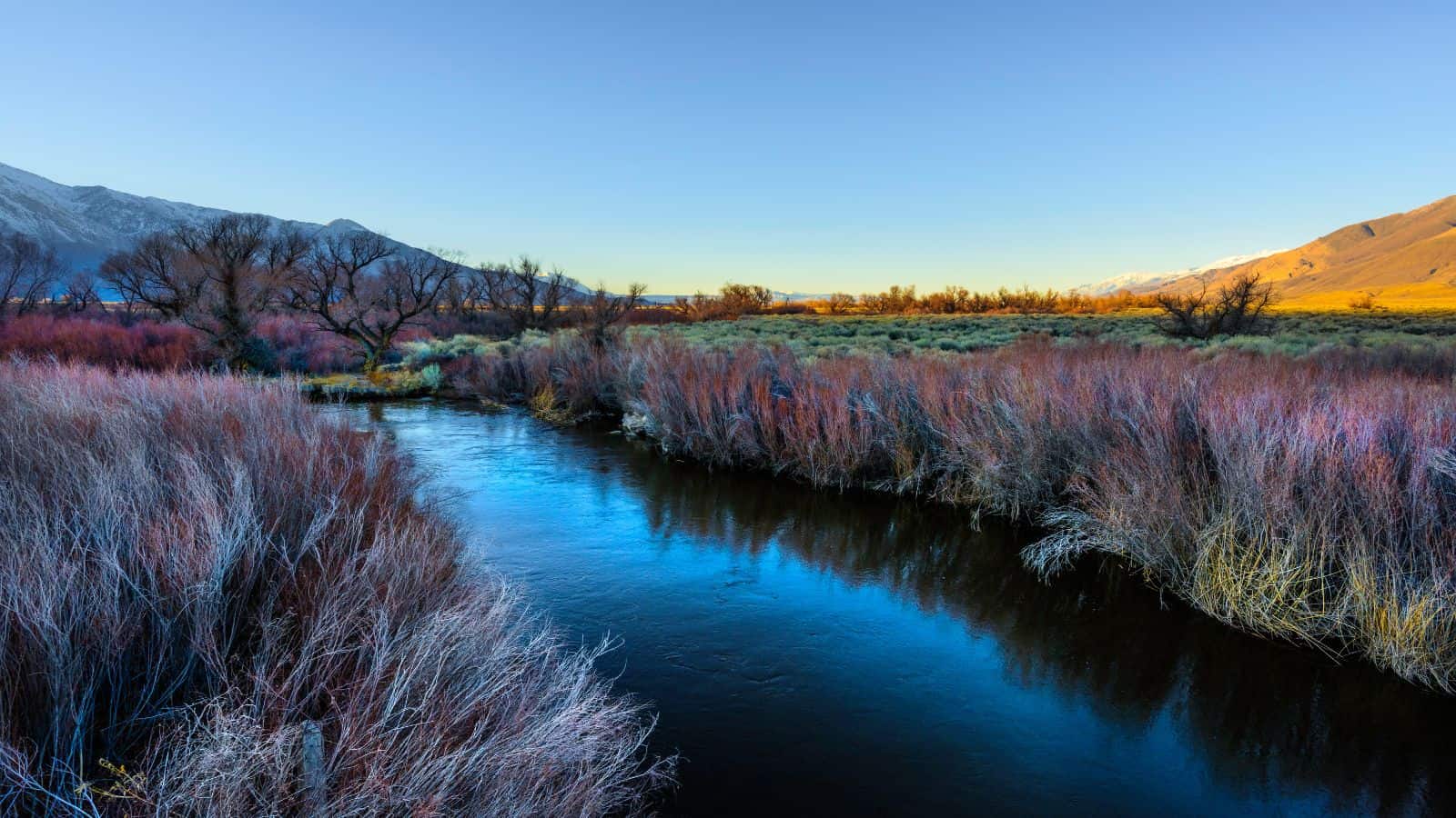 California Lakes and Rivers Map: Astounding Geography 5 california Owens River
