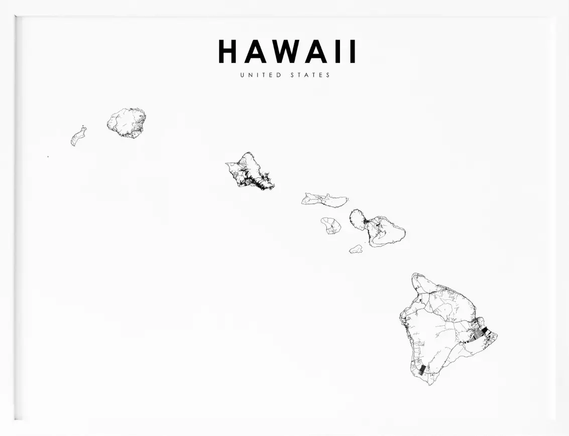 Printable Hawaii Map With Cities and Highways