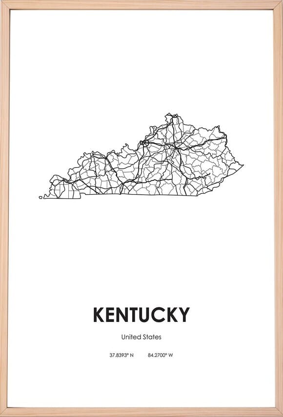 Kentucky Map With Cities and Highways: A Detailed Guide 1 Printable Kentucky Map With Cities and Highways