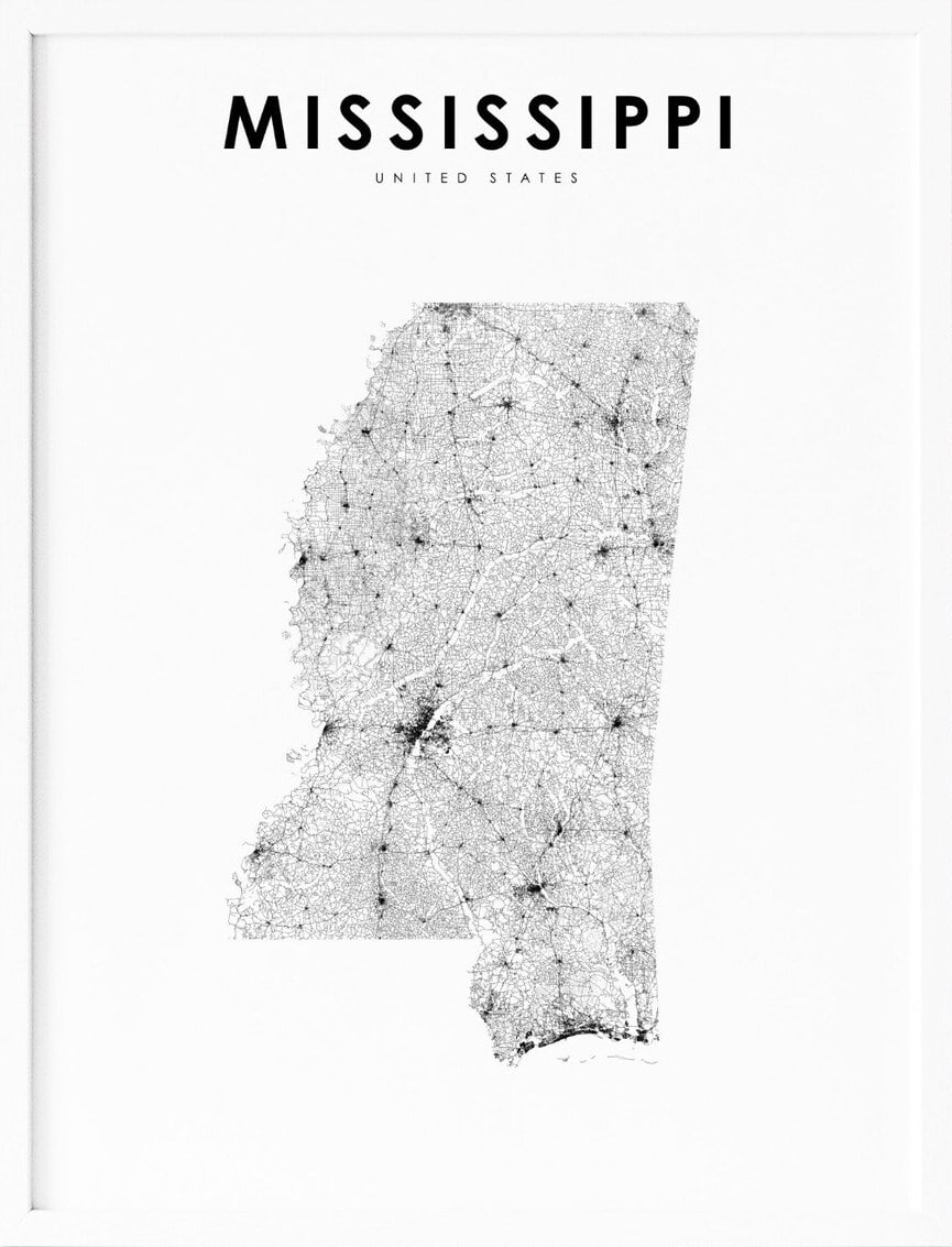 Mississippi Map With Cities and Highways: Our Easy Guide 1 Printable Mississippi Map With Cities and Highways