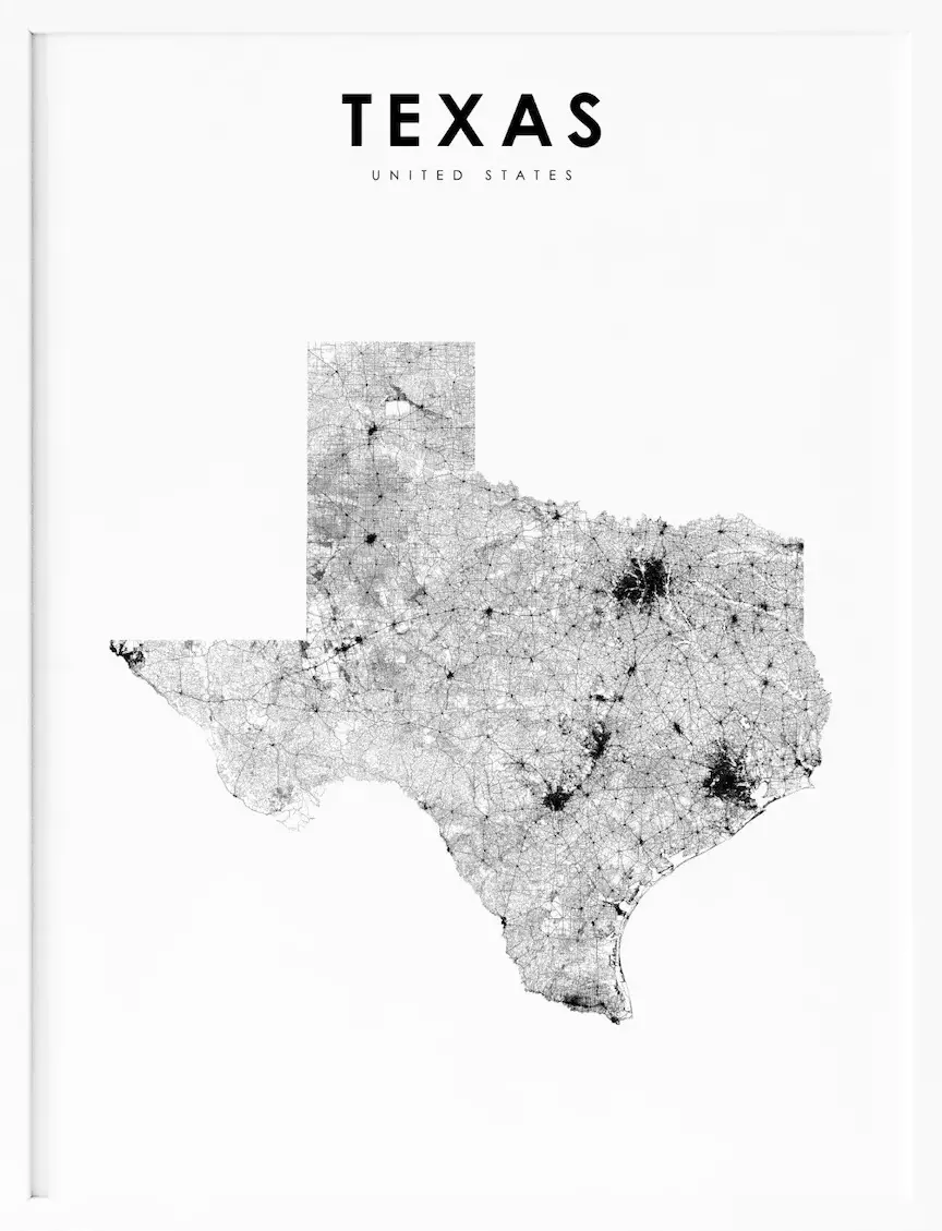 Printable Texas Map With Cities and Highways