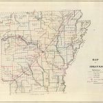 1866 Map of Arkansas