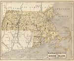 1845 Massachusetts Map