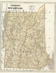 1845 New Hampshire Map