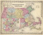 1856 Massachusetts Map
