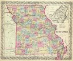 1856 Missouri Map
