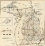 1866 Map Of Michigan